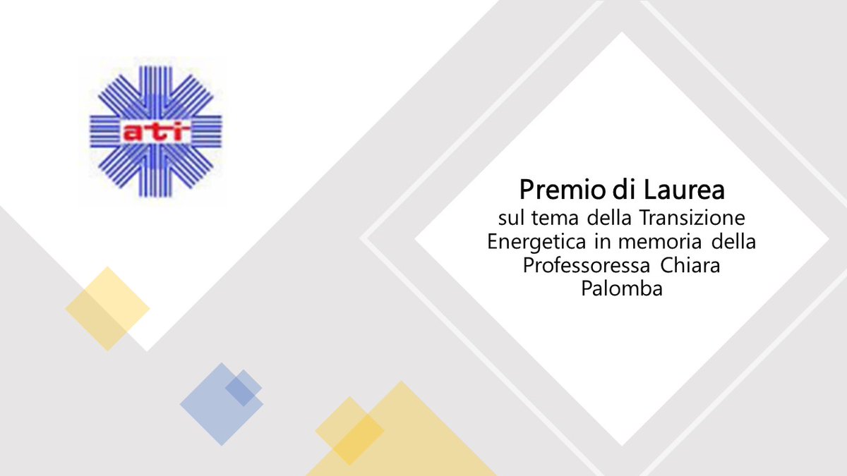 Premio di Laurea sul tema della Transizione Energetica in memoria della Professoressa Chiara Palomba

Leggi le informazioni nel sito della Facoltà di Ingegneria e Architettura 

unica.it/unica/it/fac_i…