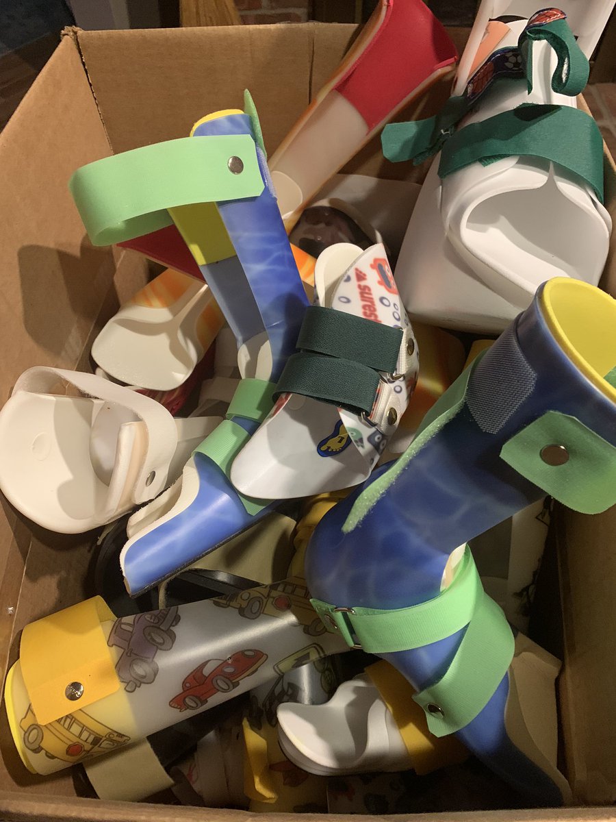 VCAYA_USA's tweet photo. We’re taking this box of AFOs to Uganda for children with physical anomalies. Follow our blog on https://t.co/DQblgtJWjY https://t.co/CDbhbyn0IY