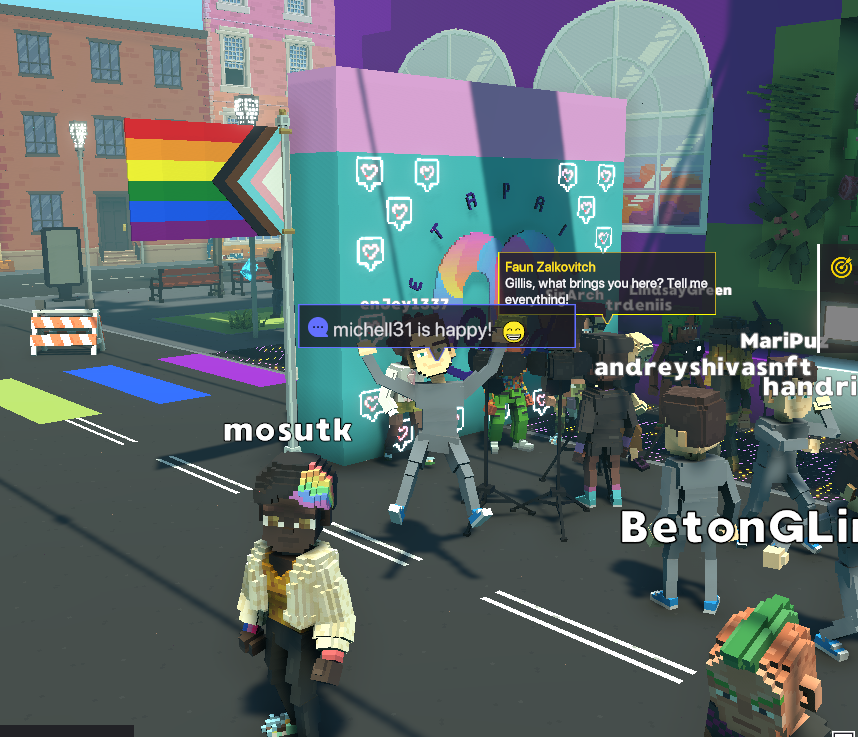 Michell31799121's tweet photo. @TheSandboxGame @METAPRIDELAND I just participated in the #BelongingWeek contest for a chance to win a Progress Flag NFT! Check out my screenshot below!
👇 https://t.co/FyI37HFeAd
