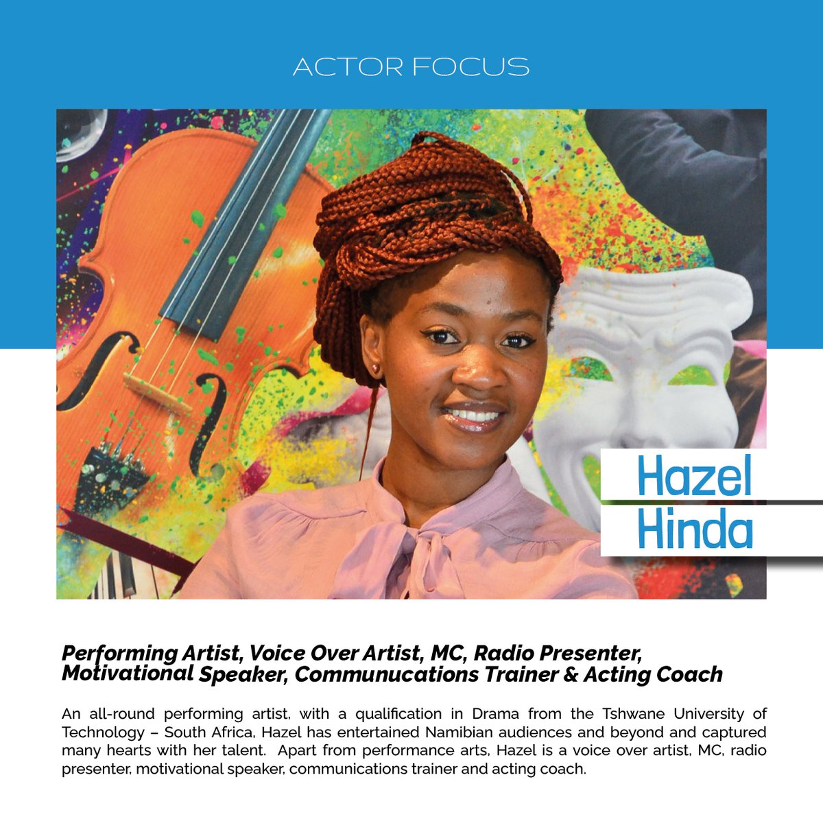 Namibia_F_C's tweet image. She had some important industry gems to share in our exclusive interview so stay tuned for that. 

Before that, what production have you seen Hazel in? Comment below. 

#namibiafilmcommission #actorfocus #hazelhinda #namibianactors #namibianstories