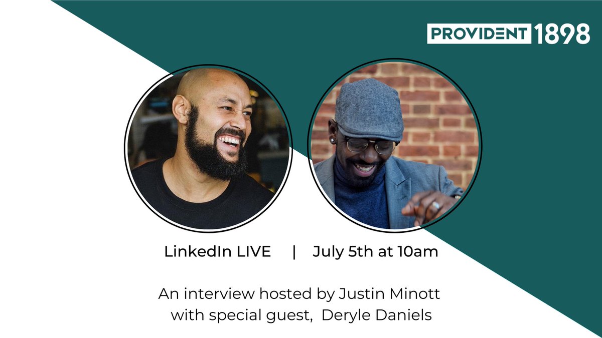 Connecting with <a href="/JustinMinott/">Justin Minott</a> of <a href="/provident1898/">Provident1898</a> on LinkedIn Live for a conversation on storytelling for #impact. Join us at 10 am at linkedin.com/video/event/ur…

#Storytelling #Fundraising #Nonprofit #Development #Philanthropy #Durham