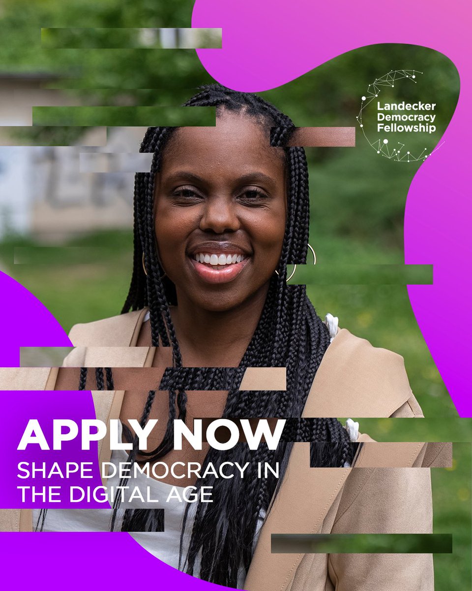 HumanityAction's tweet photo. Are you a young professional seeking social change? Do you want to join 30 Fellows who will explore questions and develop answers on digital democracy? The Landecker Democracy Fellowship is looking for you. Apply: https://t.co/FiAcDnq7jn
@alfredlandecker #ShapingDemocracy https://t.co/d0qMQV4EvH