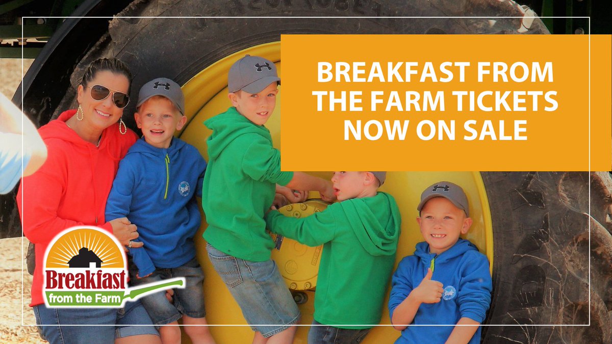 Hey, Wellington County! Tickets are on sale for Breakfast from the Farm. Come meet and support your local farmers on Saturday, August 27th at the GrandWay Event Centre!

eventbrite.ca/e/breakfast-fr…