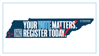 Today is the last day to register to vote in the Aug. 4 State and Federal Primary &amp; State and County General Election! Register or update your registration in minutes with the Secretary of State’s secure online voter registration system, GoVoteTn.gov. #GoVoteTN