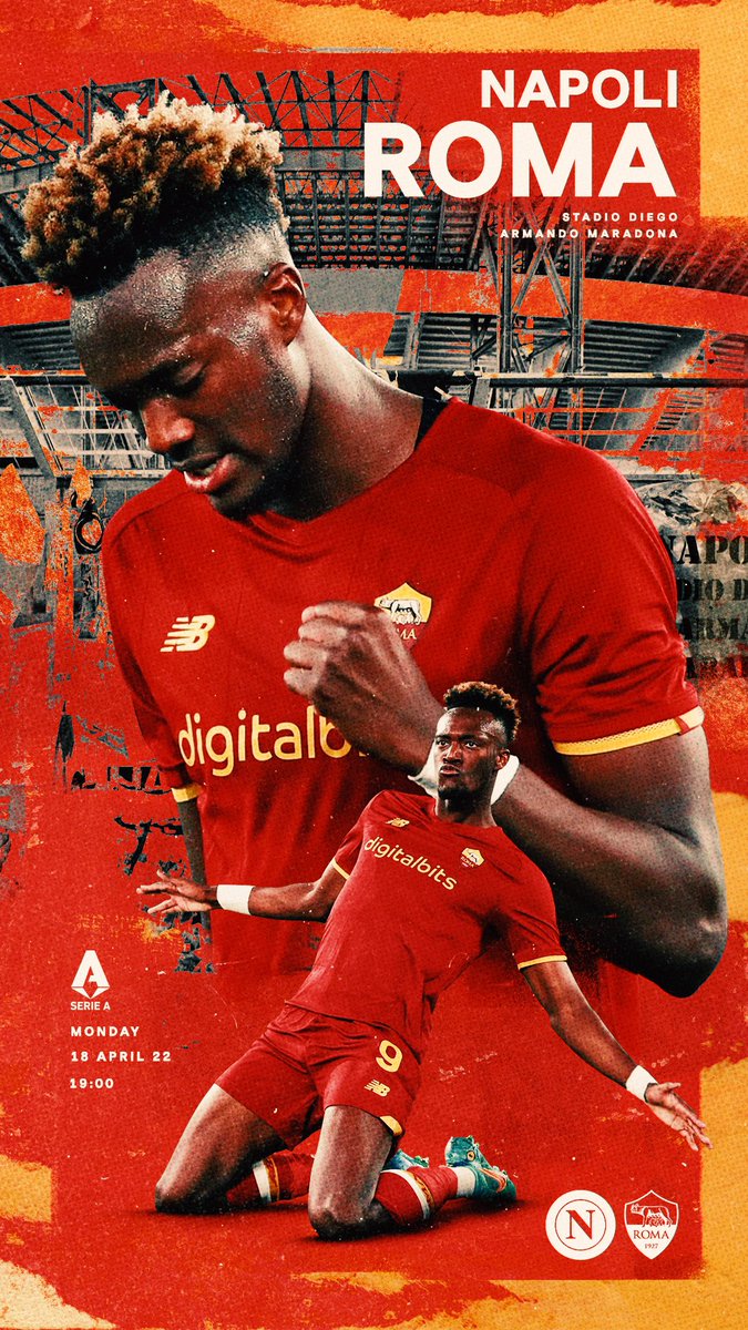buraphicdesign's tweet photo. 𝕬𝖇𝖗𝖆𝖍𝖆𝖒 🐺 @OfficialASRoma 

#ASRoma #TammyAbraham #smsports https://t.co/tKuMbJ3Emr