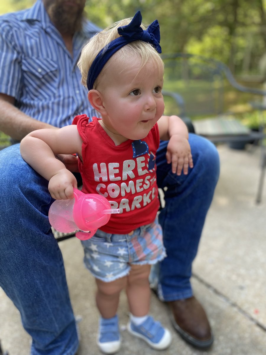 Savoring every moment this summer with this little firecracker! She loves fireworks just like her mom ☺️❤️🤍💙 #Happy4thofJuly #SCESummerBucketList