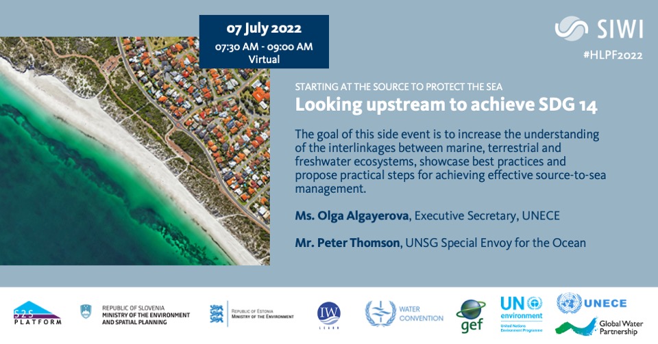 Want to know more about the interlinkages between marine, terrestrial and freshwater ecosystems? Our #HLPF2022 event will showcase best practices + propose practical steps for achieving effective source-to-sea management. 🗓️ 7 July ⏰ 07.30 EST 🔗 gwp-org.zoom.us/meeting/regist…