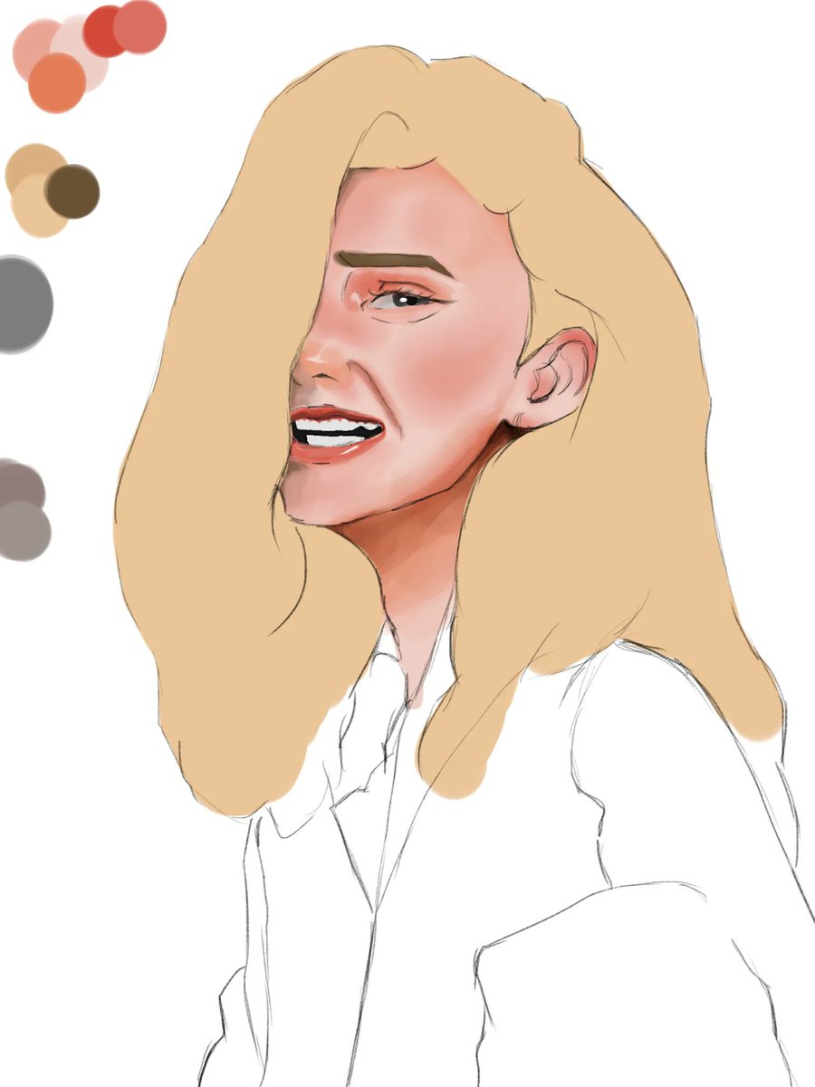 steadyandstill's tweet photo. Smiiile!

#digitalpainting #portrait #digitalart #sketch #DigitalArtist https://t.co/eIqg0IXQmI