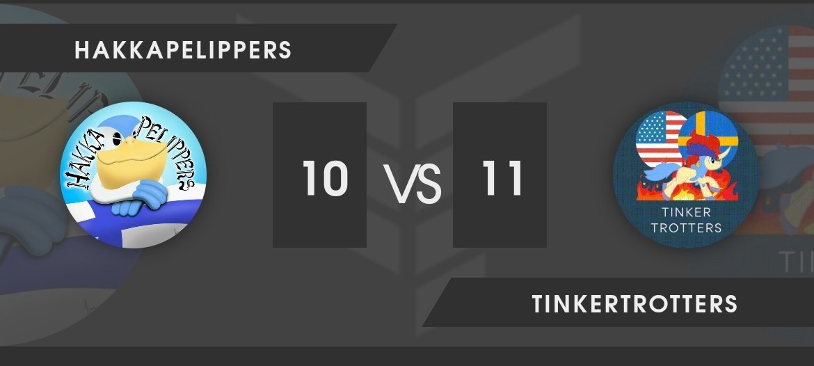 GGs to <a href="/hakkapelippers/">Hakkapelippers</a>! This bout was a real nail biter. 😬