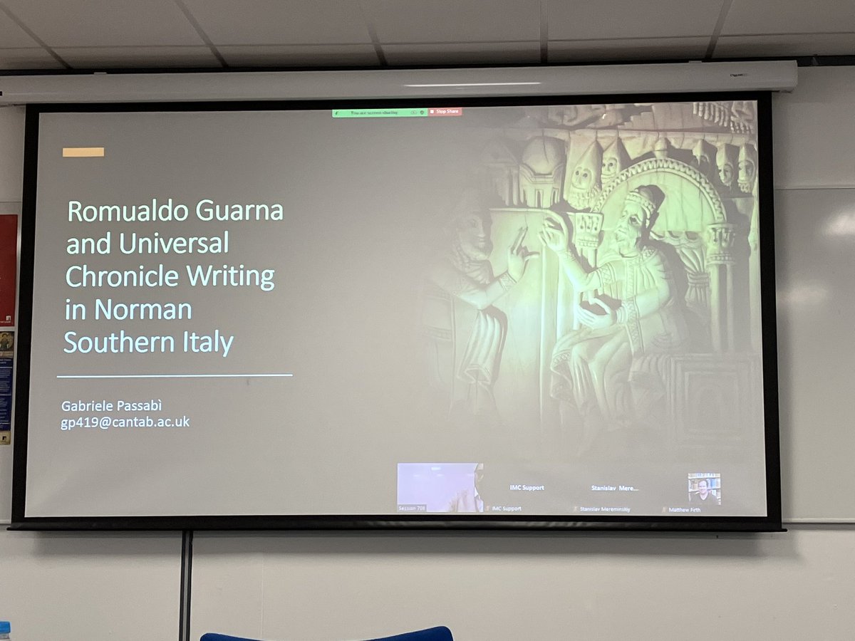 LauraJCleaver's tweet photo. Up next: @gabpassabi on Universal Chronicles #IMC2022 #s708 https://t.co/0aS9YVIhrj
