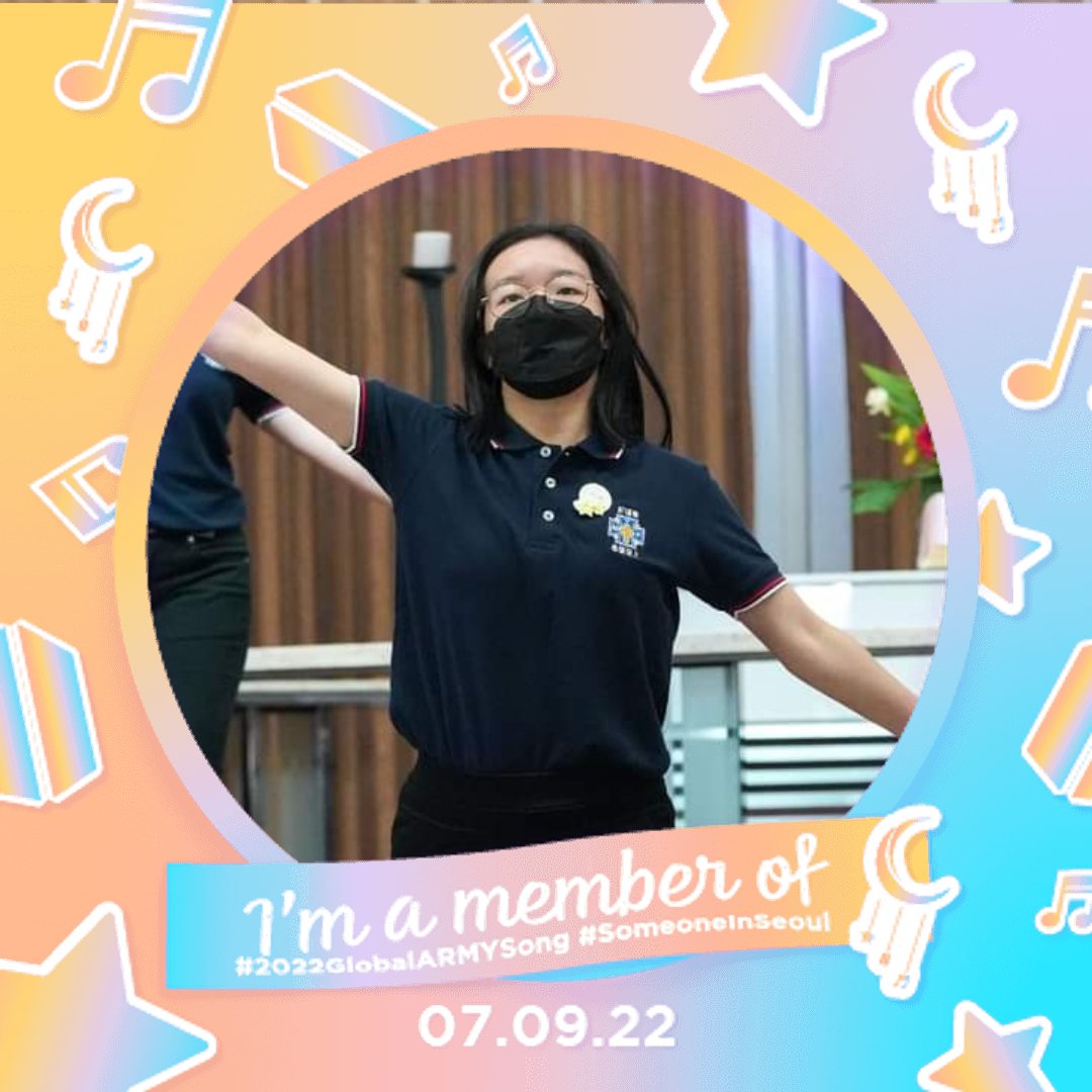 Hello ARMYs!💜 I'm Alixia from Malaysia, honored to be part of The #2022GlobalARMYSong. I will be your friend, someone you can celebrate with on July 9th with the release of #SomeoneInSeoul. Celebrate BTS & ARMYs 9th anniversary by using this twibbon: 🔗: twb.nz/tgasp2022