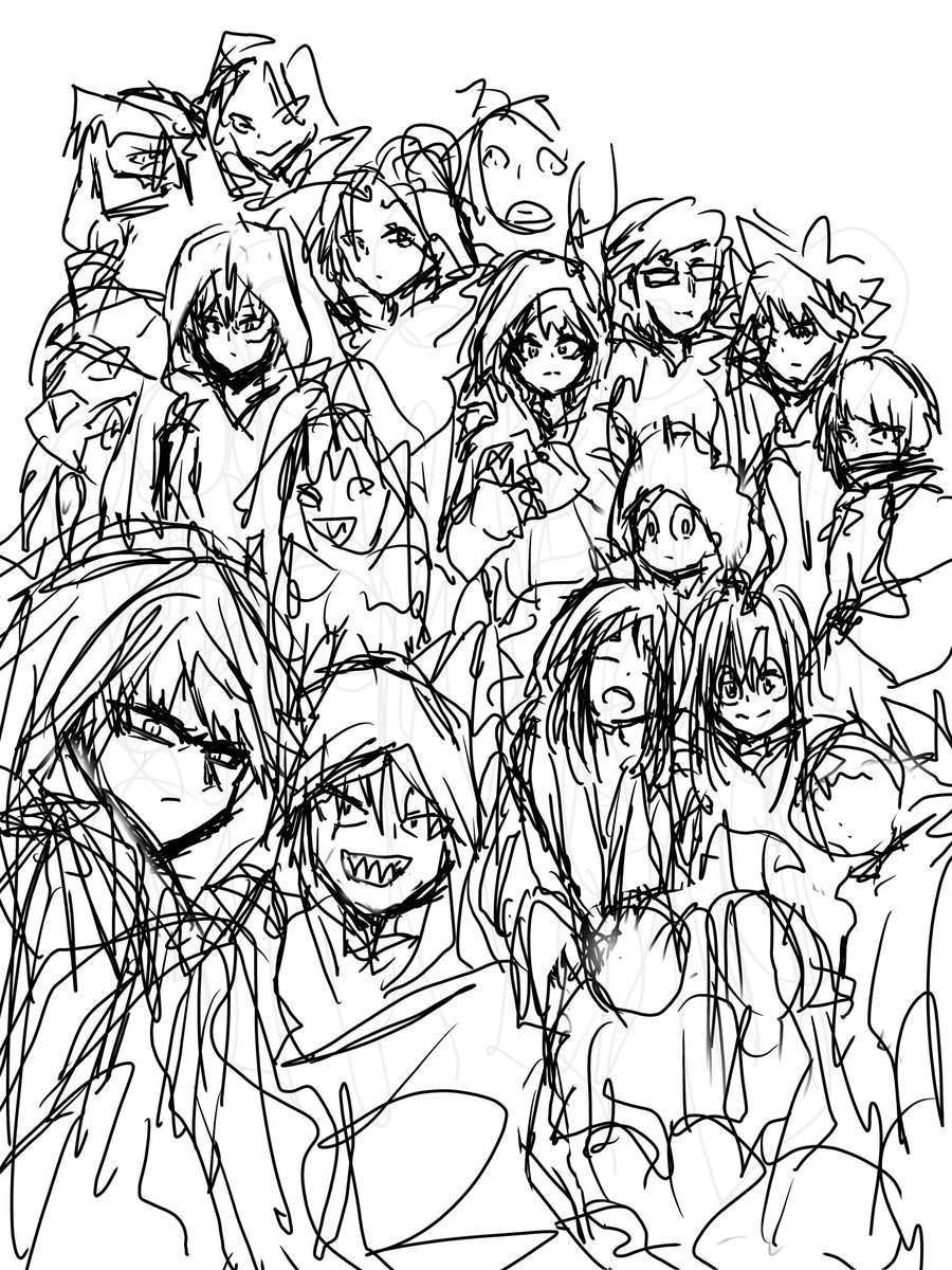 いつ描くのかわからない放置状態の絵 