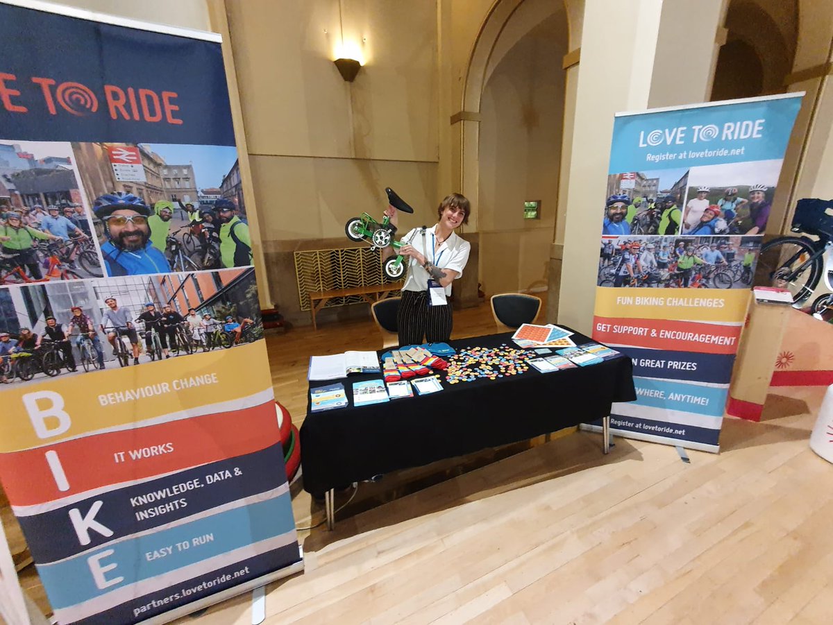LovetoRide_'s tweet photo. We're in #Sheffiield at the Active Travel Conference! We can't wait to chat all things #bike and challenge more people to ride our mini bike 🥳
#CycleCity2022 https://t.co/axamshfOty