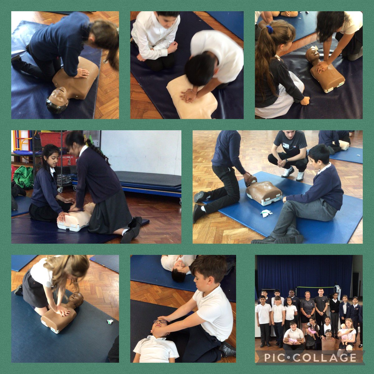 RadfordAcademy's tweet photo. Year 6 have all learnt basic first-aid with Laura and Jordan from @TheWaveCov today π Such important life lessons for our children. Thank you so much! βοΈ #primaryfirstaid #primarypshe #personaldevelopment @cvlifecommunity https://t.co/474WSaJbVX