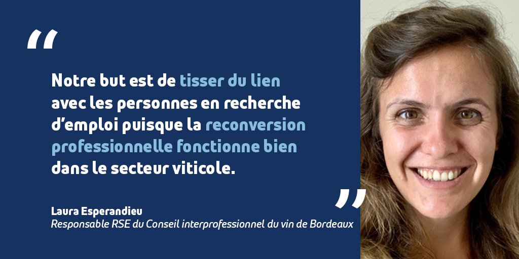 France Travail (@francetravail) on Twitter photo De nombreux métiers du secteur viticole connaissent des tensions en termes d'#emploi et de #recrutement 🍇
Laura Esperandieu et <a href="/chrischateau/">Christophe Chateau</a> du CIVB nous présentent un éclairage sur les évolutions de ces métiers ➡️ pole-emploi.org/accueil/actual… #TousMobilisés #AvecPôleEmploi De nombreux métiers du secteur viticole connaissent des tensions en termes d'#emploi et de #recrutement 🍇
Laura Esperandieu et <a href="/chrischateau/">Christophe Chateau</a> du CIVB nous présentent un éclairage sur les évolutions de ces métiers ➡️ pole-emploi.org/accueil/actual… #TousMobilisés #AvecPôleEmploi