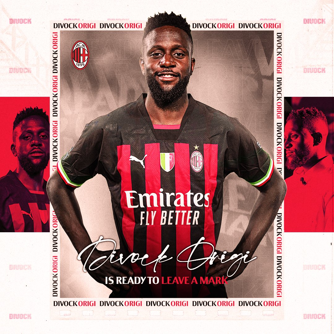 DaveOCKOP's tweet photo. Divock Origi has officially joined AC Milan https://t.co/fFc1XmmBQ8