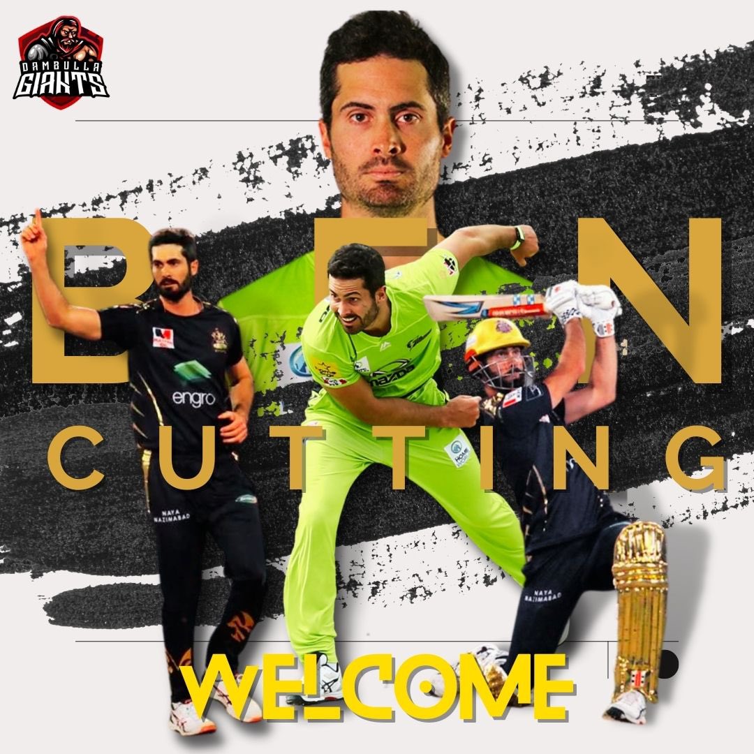 DambullaGiants's tweet photo. @Cuttsy31 Welcome to #dambullagiants 😍#LPLPlayerDraft2022 #lpl2022 #cricket @LPLT20 @Q_KhanOfficial https://t.co/egkDwNWsNf
