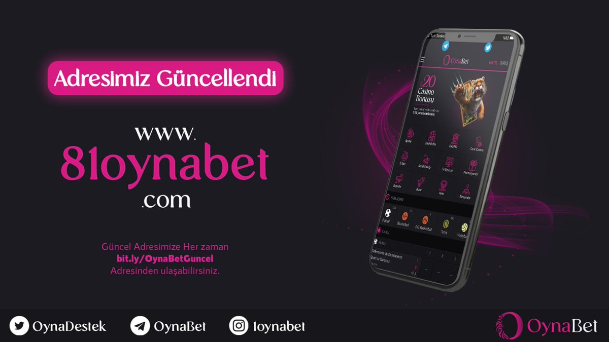 OynaResmi's tweet photo. 🎯OynaBet - OynaKazan

⭐️Adresimiz güncellendi https://t.co/dsKG8F9YyN

👉Dünya'nın en iyi casino turnuvası To Harmony Oynabet’te

🕸️Güncel Adres: https://t.co/nsdkBgpixr https://t.co/DmLuaxKqjP