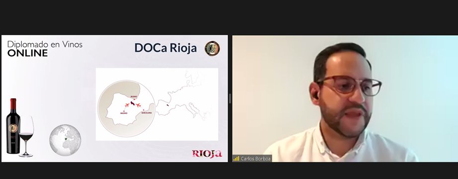 DiplomadoVinos's tweet photo. Ayer nos adentramos a la DOCa. Rioja, una sesión impartida por el Director del México Selection by CMB, el sommelier @Carlos_Borboa. Una sesión en el que se nota su pasión por la región y la que transmitió a todos nuestros alumnos del Diplomado en vinos Online.
#diplomadovinos https://t.co/D8pZgLmAHA