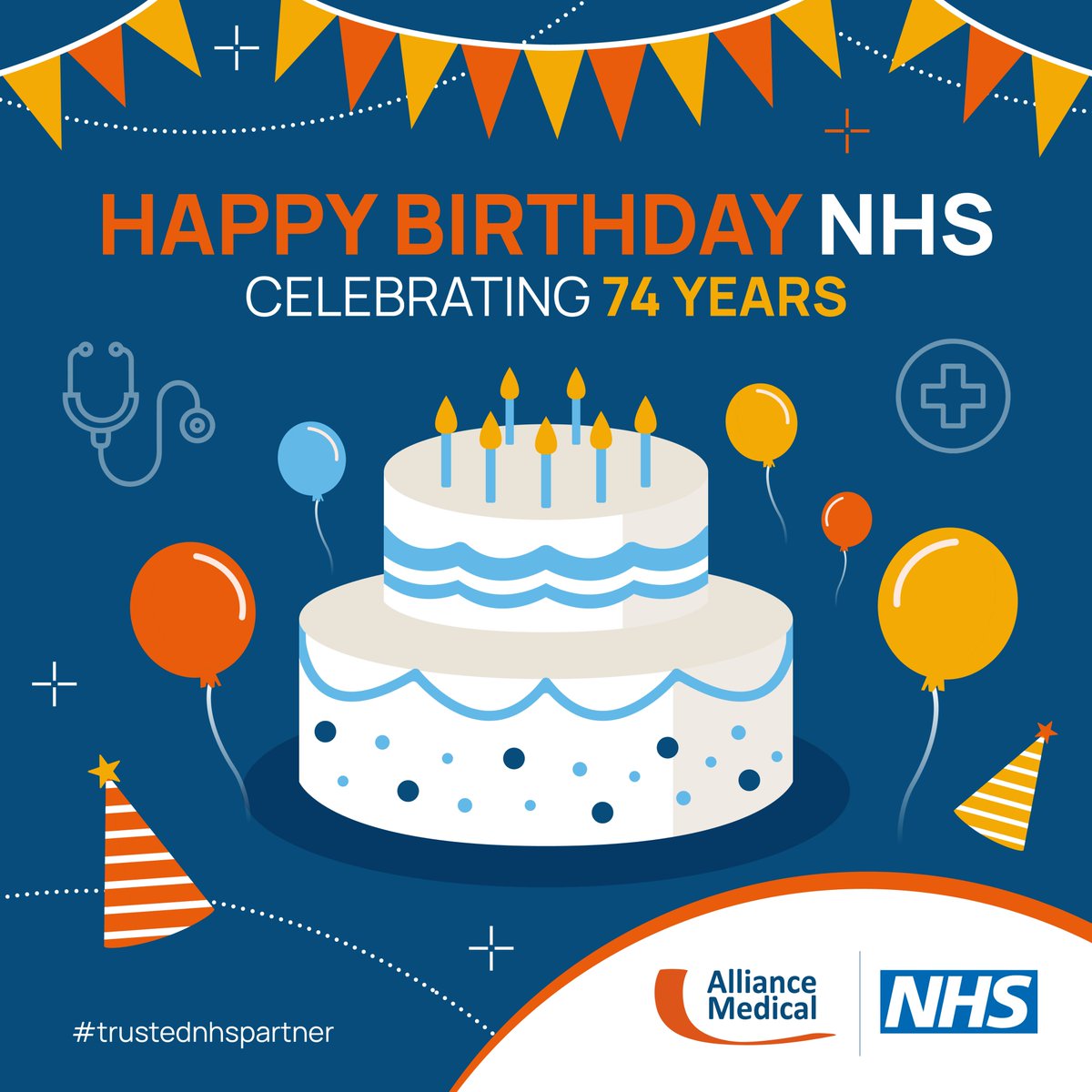 HAPPY BIRTHDAY NHS!
A phenomenal 74 years of delivering healthcare that is available to all. Congratulations.
We're so grateful to all the teams in the NHS and are proud to be your trusted partner in delivering diagnostic services.
#NHSBirthday #ThankYouNHS #TrustedNHSpartner