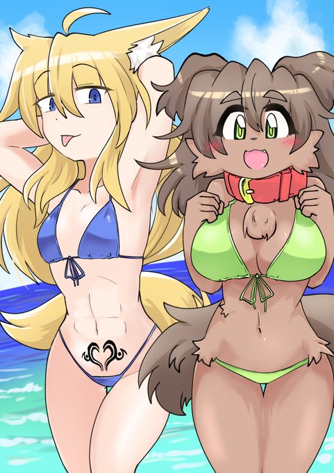 今日はビキニの日なのでビキニ絵を描いてもいいとされる 