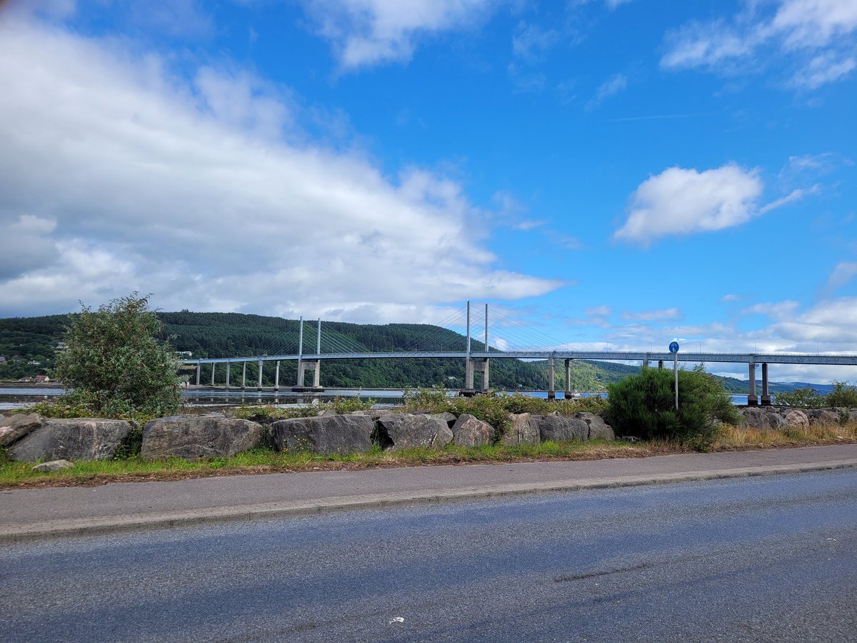 Jamie_LEJOG's tweet image. Day 86: Inverness to Culbokie, 16 miles. First day on the John O Groats trail so it definitely feels like I'm on the home stretch! Started the day by crossing Kessock Bridge before spending most of the day on quiet back roads.