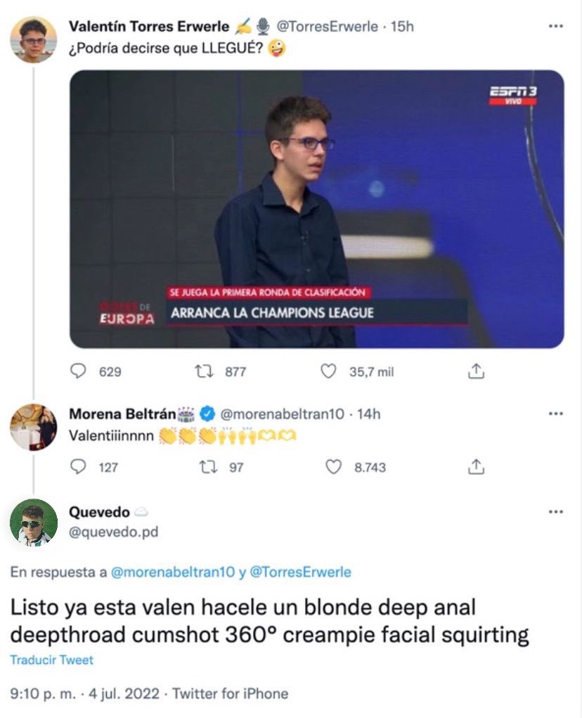 quevedopd's tweet photo. “Quevedo”
Por su comentario en el tweet de @TorresErwerle https://t.co/q7EhIB1zNd