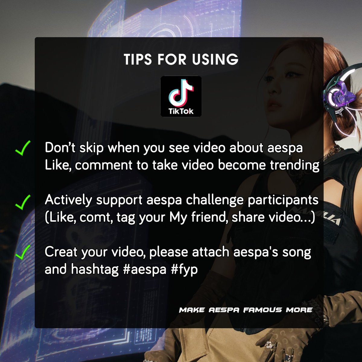 Make aespa famous more tweet media