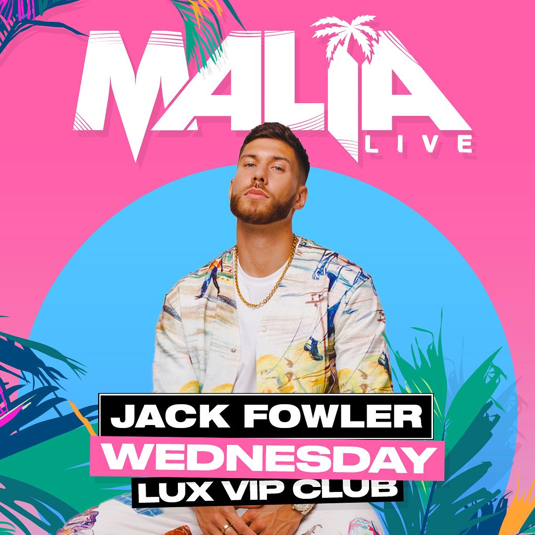 Who’s coming out TOMORROW NIGHT to see <a href="/_JackFowler_/">Jack Fowler</a> back in LUX VIP Club?! 🤩🥳 

You can still grab tickets from maliaofficial.com 🎟 See you on the dance floor 🕺💃🪩 #malialive