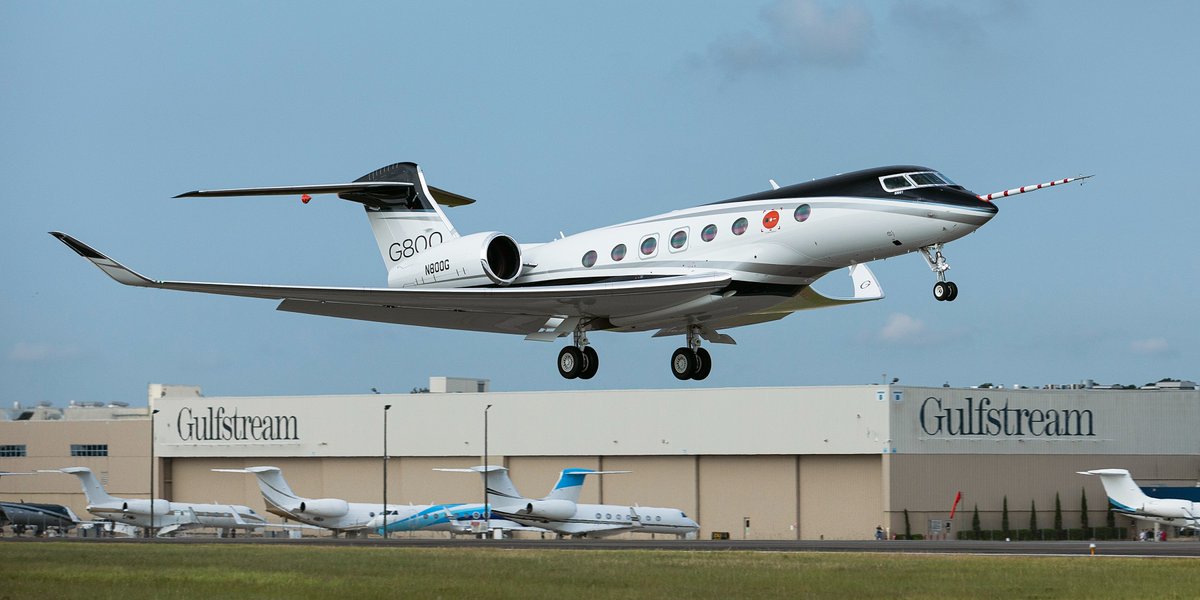 RollsRoyce's tweet photo. Congratulations to @GulfstreamAero for the successful first flight of the all-new #G800. The reliable and efficient power of our pioneering #Pearl700 engines is a perfect fit for the world’s longest-range business jet. #PowerOfPearl #AvGeek #BizAv
https://t.co/soCkZfFwku https://t.co/N7mbFgV7B5