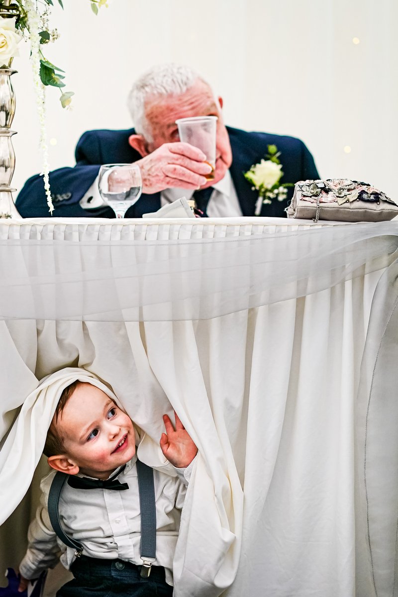 It's time for another throwback photo, this time of @BillingtonPhoto's 2020 Weddings category winner - Peek-a-Boo! 🙈📸

There’s still time to enter the competition: bit.ly/3xCgdkD

<a href="/offtowork/">Off to Work</a> #EPAs2022 #eventphotography #photographycompetition #photographyawards