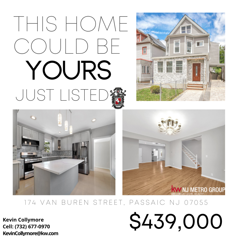 CollymoreGroup's tweet photo. Newly Renovated Single Family Home!!!  3🛏️,2🛁, 3rd flr. bonus area can be used as additional bedroom, possibilities are endless. Open House 7/9/22-7/10/22 @ 2-4pm.  Don't miss out on this beautiful 🏡!!

#thecollymoregroup #igetshitdone #kellerwilliams #newjersey #blackrealtor https://t.co/TqVDlGBn4K