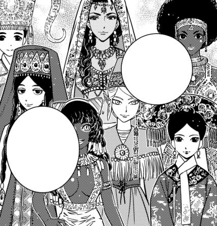 新連載『星天のオルド タルク帝国後宮秘史』第2話を制作中。
三つの大陸を統べるタルク帝国の後宮には様々な人種・民族の美女たちが集められているのです♪
作画は非常にたのしんどい😅