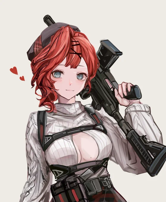 M26-massちゃんの落書き 
銃は…難しいですね…
#ドルフロ 