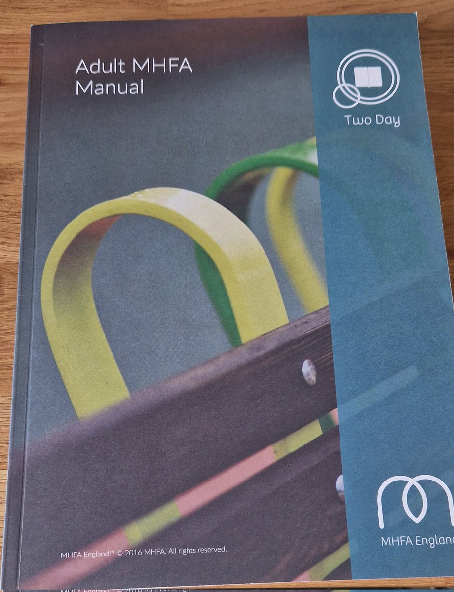 stevenwhitepics's tweet image. Renewing my Mental Health First Aid.
Second time I've done this (renewal every 3 years) and I'd recommend it to anyone. Great course, great insight and once again very well delivered.
#mentalhealth #MentalHealthAwareness