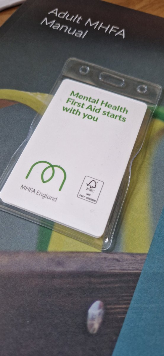stevenwhitepics's tweet image. Renewing my Mental Health First Aid.
Second time I've done this (renewal every 3 years) and I'd recommend it to anyone. Great course, great insight and once again very well delivered.
#mentalhealth #MentalHealthAwareness