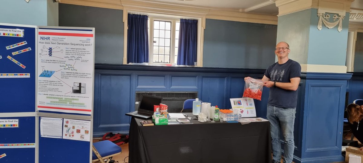 Archana Ramesh (@aramesh29) on Twitter photo Delighted to be a part of the genomic medicine theme at the NIHR Open day, as a part of BRC Oxford! Here's a photo of our star postdoc <a href="/alistairp2011/">alistair pagnamenta</a> demonstrating how to extract DNA our of strawberries!
#BRCopenday
#brcopenday Delighted to be a part of the genomic medicine theme at the NIHR Open day, as a part of BRC Oxford! Here's a photo of our star postdoc <a href="/alistairp2011/">alistair pagnamenta</a> demonstrating how to extract DNA our of strawberries!
#BRCopenday
#brcopenday