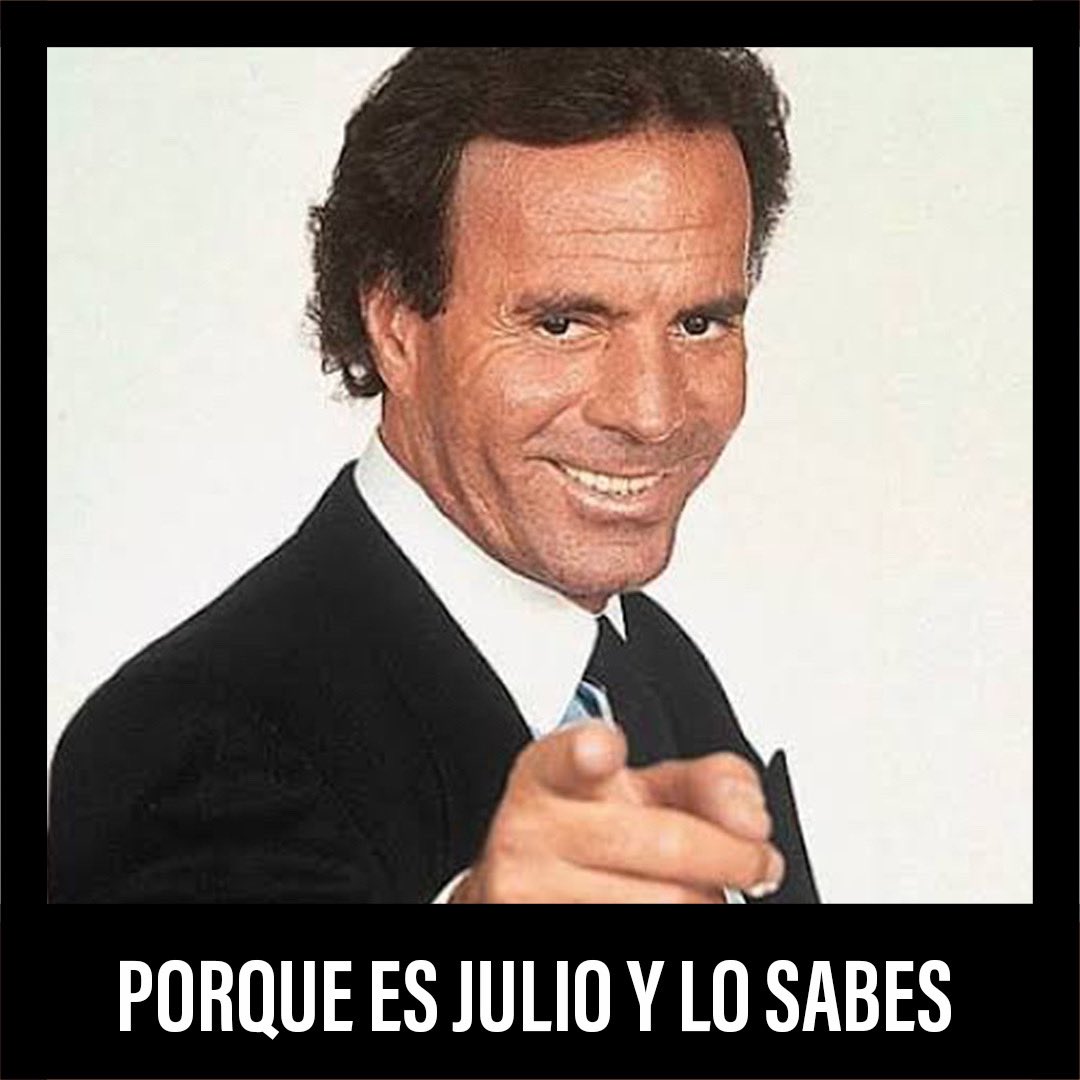 elringdelsabor's tweet photo. En esta cuenta nos declaramos fans de #losmemesdejulio #esjulioylosabes #julioiglesias
@BullterrierFM https://t.co/xpLfbdoAcz