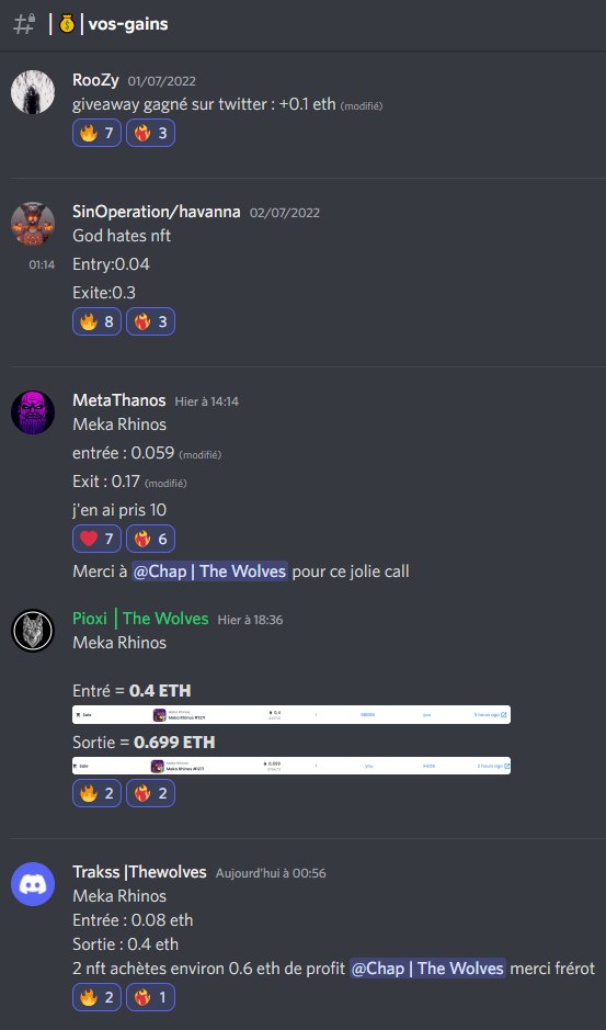 TheWolves_Alpha's tweet photo. Un petit aperçu des gains réalisés hier :
#TheWolvesAlpha #Ethereum #NFTs https://t.co/1YA6ymMqME