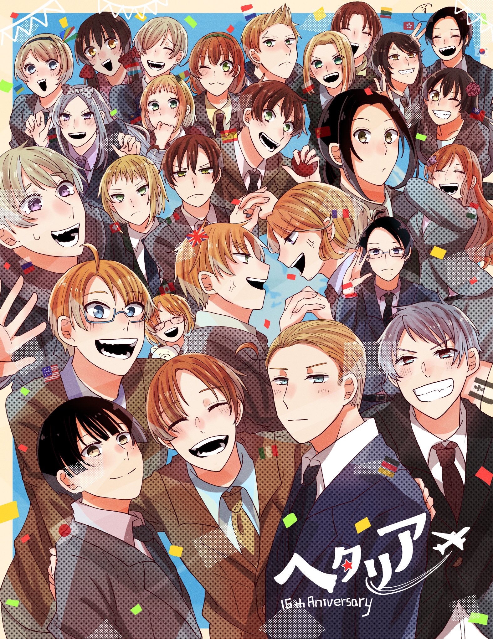 ヘタリア　イギリス　まとめ　16 アニメ「ヘタリア World☆Stars」 - 描き下ろし イギリス 郵便屋