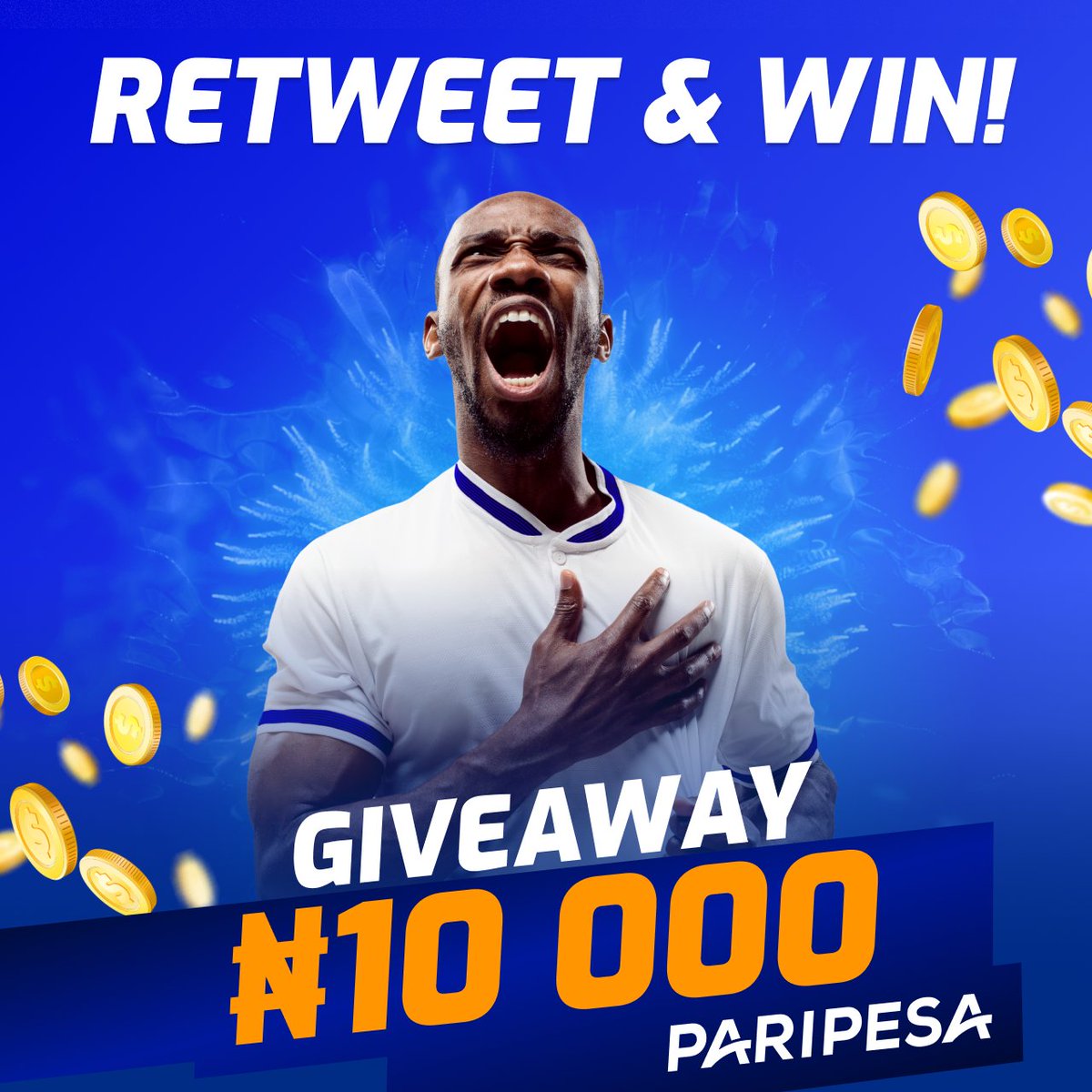 💸 WIN ₦1,000 WITH PARIPESA TODAY!

👇 Follow these steps to get our gift:

💚 JOIN Paripesa
➡️ bonus.paripesa.ng/betnow/?tag=d_… ⬅️
💚 RETWEET this post
💚 LEAVE your PARIPESA ID in the comments.

💥 Random generator will choose 10 winners on Thursday!