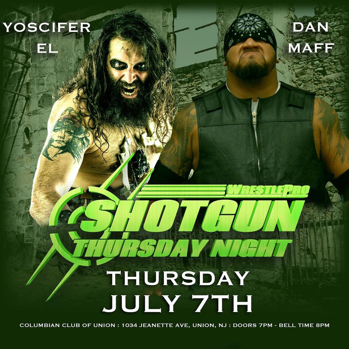 WrestlePro's tweet image. 👊🏼💥THIS THURSDAY💥👊🏼

Shotgun Thursday returns to Union, NJ this Thursday July 7th to showcase the WrestlePro stars of today and tomorrow!

Watch as the Create-A-Pro NJ students see if they can hold their own against the best WrestlePro has to offer!

🎟 wrestleproonline.com