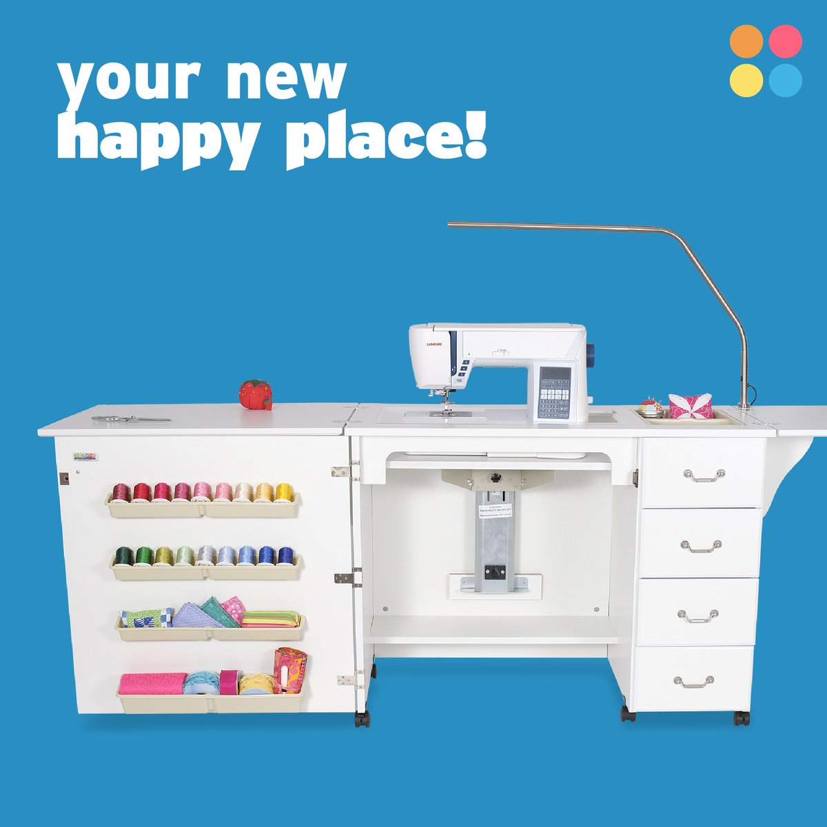 ArrowCabinets's tweet photo. Sitting down to your sewing machine should create a rush of joy, comfort, and inspiration! Build your new happy place with a dedicated workstation from Arrow Sewing! 😊

Shop Norma Jean Sewing Cabinet 👉 https://t.co/WWpfyYtFgU https://t.co/oCgoEucXMC