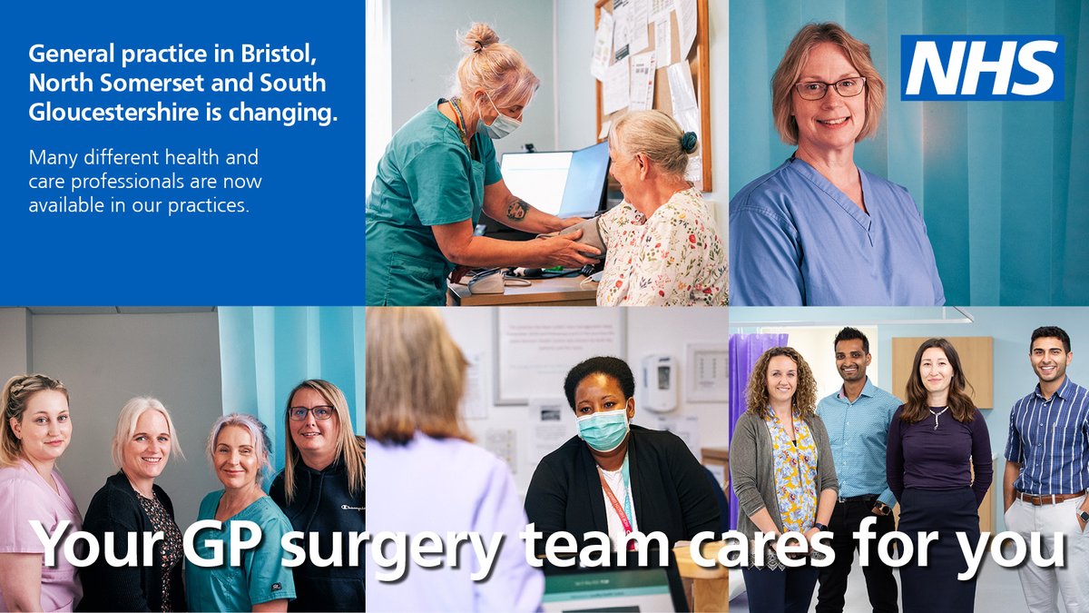 One Care (@onecaretweets) on Twitter photo ‘Your GP surgery team cares for you’ – a new public communication campaign by One Care and <a href="/BNSSG_ICB/">NHS Bristol, N Somerset & S Gloucestershire ICB</a> – launches today. Read more about the campaign and how you can get involved: ⬇️
onecare.org.uk/general-practi… ‘Your GP surgery team cares for you’ – a new public communication campaign by One Care and <a href="/BNSSG_ICB/">NHS Bristol, N Somerset & S Gloucestershire ICB</a> – launches today. Read more about the campaign and how you can get involved: ⬇️
onecare.org.uk/general-practi…