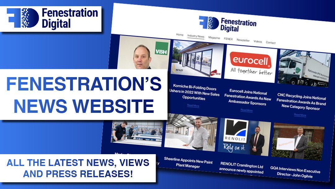 FenDigital's tweet image. You&apos;re just one click away from the latest fenestration news get the update here:fenestrationdigital.co.uk/latest-news #industrynews #getthelatest #fenestration #news
