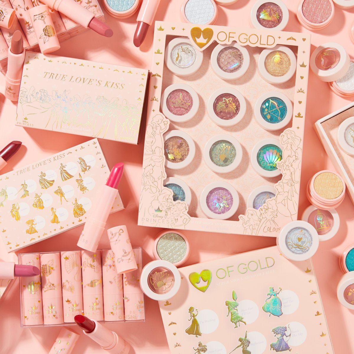 #GIVEAWAY A giveaway fit for any kind of royalty! 👑🧚✨ FIVE lucky winners will receive the FULL Disney Princess-inspired Lux Lipstick Vault and Heart of Gold Super Shock Shadow Vault!! 🤩 HOW TO ENTER ⤵️ ✨ Follow us @ColourPopCo ✨ Like & RT ✨ Reply w/ 👑
