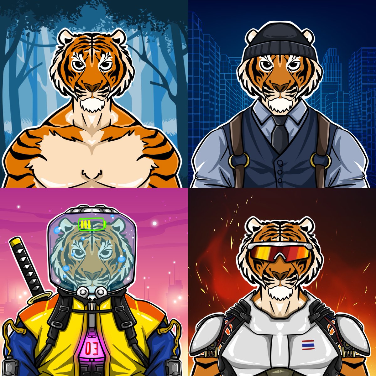 NEW Collection !! 💥💥💥

>>> Tiger Gang <<< #0000 -#0003

crypto.com/nft/collection…

#cro #LoadedLions #Cronos #NFTCommunity #nftcollector #NFTcollectibles #NFTcollections
#NFTs #NFTTHAILAND #NFTJapan #NFTdrop #FoundationNFT #cryto 
<a href="/cryptocom/">Crypto.com</a>
<a href="/cryptocomnft/">Crypto.com NFT</a>