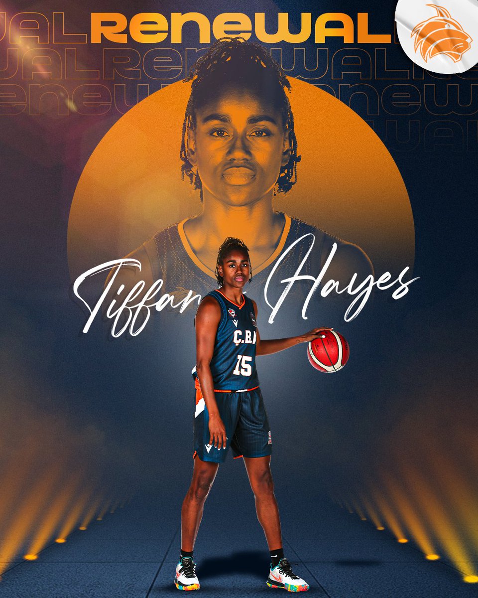 CBKMersin's tweet photo. 🟧 Geçtiğimiz sezon formamızı giyen Tiffany Hayes bu sezon da bizimle! 🟦

#ThisIsCBK #BuSeneŞampiyonsun #ÇBKMersin https://t.co/XAQhIZ2u3F