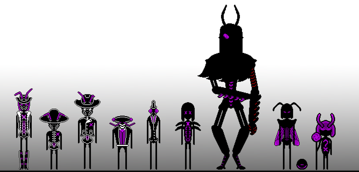 PSlugtrain's tweet photo. As promised! We have a full line up of -most- of the Anxiety emotions! With five revealed and five kept secret.

I've got to give you some reason to play the game!

But that's not it for tonight! Stay tuned for one more extra-special post!

#gamedev #indiegame #pixelart #anxiety https://t.co/N1ropCxvhi