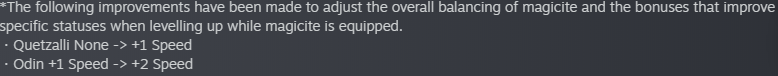 Obdajr's tweet photo. *the following improvements have been made to adjust the overall balancing of magicite..."

THEY BALANCE PATCHED FF6?

why not give stats to most/all the Espers in that case? would save a lot of micromanaging in min-maxing playthroughs. https://t.co/YVGVLDsbtI